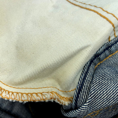 【中古品】【メンズ】 LEVI'S VINTAGE CLOTHING リーバイスビンテージクロージング BIG-E TALON ZIP DENIM PANTS 68606 デニムパンツ オレンジタブ ジーンズ ボトムス 156-250527-as-36-izu サイズ：28 カラー：インディゴ 万代Net店