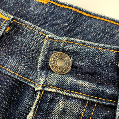 【中古品】【メンズ】 LEVI'S VINTAGE CLOTHING リーバイスビンテージクロージング BIG-E TALON ZIP DENIM PANTS 68606 デニムパンツ オレンジタブ ジーンズ ボトムス 156-250527-as-36-izu サイズ：28 カラー：インディゴ 万代Net店