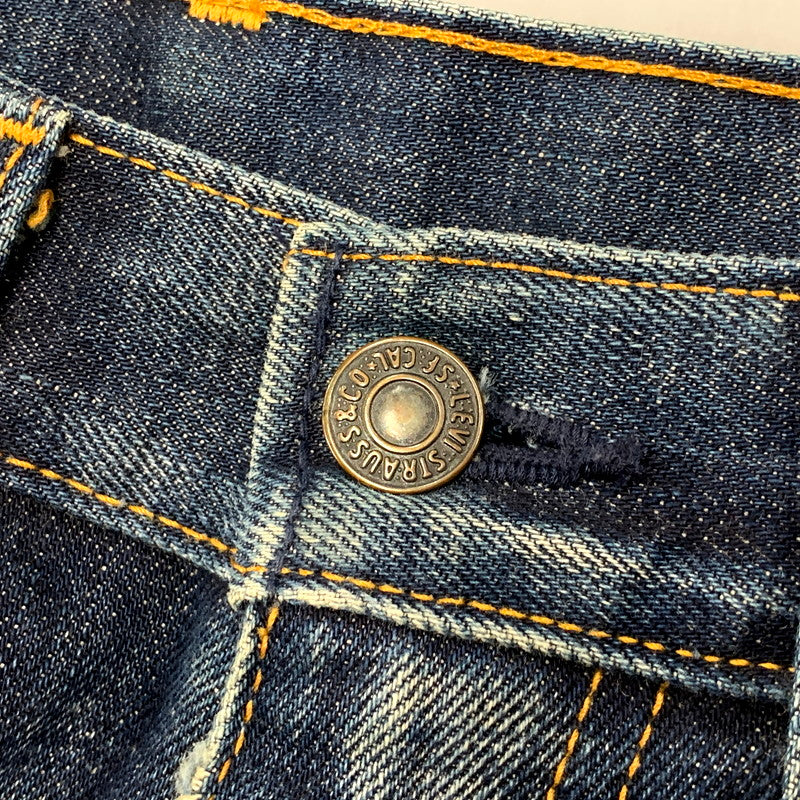 【中古品】【メンズ】 LEVI'S VINTAGE CLOTHING リーバイスビンテージクロージング BIG-E TALON ZIP DENIM PANTS 68606 デニムパンツ オレンジタブ ジーンズ ボトムス 156-250527-as-36-izu サイズ：28 カラー：インディゴ 万代Net店