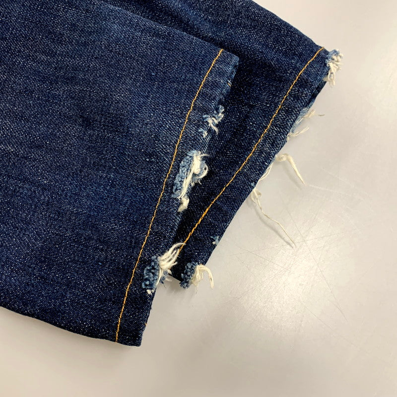 【中古品】【メンズ】 LEVI'S VINTAGE CLOTHING リーバイスビンテージクロージング BIG-E TALON ZIP DENIM PANTS 68606 デニムパンツ オレンジタブ ジーンズ ボトムス 156-250527-as-36-izu サイズ：28 カラー：インディゴ 万代Net店