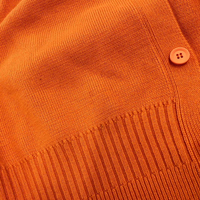 【中古品】【メンズ】 CFCL シーエフシーエル WOOL MILAN CARDIGAN CF004KC106 ウール ミラノカーディガン 140-250506-as-08-izu サイズ：5 カラー：オレンジ 万代Net店