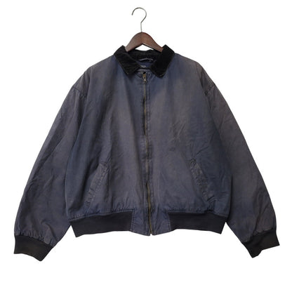 【現状渡し品】【メンズ】 90S OILED HARRINGTON JACKET オイルド ハリントン ジャケット アウター 146-251216-cs-05-izu サイズ：L カラー：ネイビー系 万代Net店