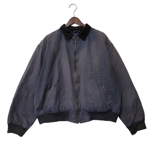 【現状渡し品】【メンズ】 90S OILED HARRINGTON JACKET オイルド ハリントン ジャケット アウター 146-251216-cs-05-izu サイズ：L カラー：ネイビー系 万代Net店
