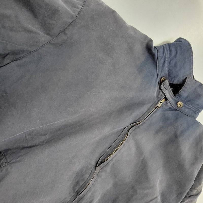 【現状渡し品】【メンズ】 90S OILED HARRINGTON JACKET オイルド ハリントン ジャケット アウター 146-251216-cs-05-izu サイズ：L カラー：ネイビー系 万代Net店