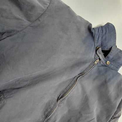 【現状渡し品】【メンズ】 90S OILED HARRINGTON JACKET オイルド ハリントン ジャケット アウター 146-251216-cs-05-izu サイズ：L カラー：ネイビー系 万代Net店