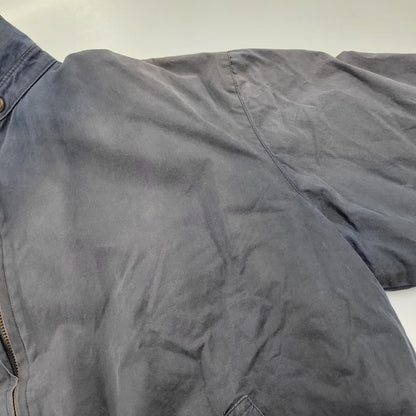 【現状渡し品】【メンズ】 90S OILED HARRINGTON JACKET オイルド ハリントン ジャケット アウター 146-251216-cs-05-izu サイズ：L カラー：ネイビー系 万代Net店