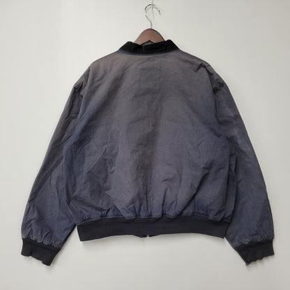 【現状渡し品】【メンズ】 90S OILED HARRINGTON JACKET オイルド ハリントン ジャケット アウター 146-251216-cs-05-izu サイズ：L カラー：ネイビー系 万代Net店