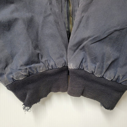 【現状渡し品】【メンズ】 90S OILED HARRINGTON JACKET オイルド ハリントン ジャケット アウター 146-251216-cs-05-izu サイズ：L カラー：ネイビー系 万代Net店