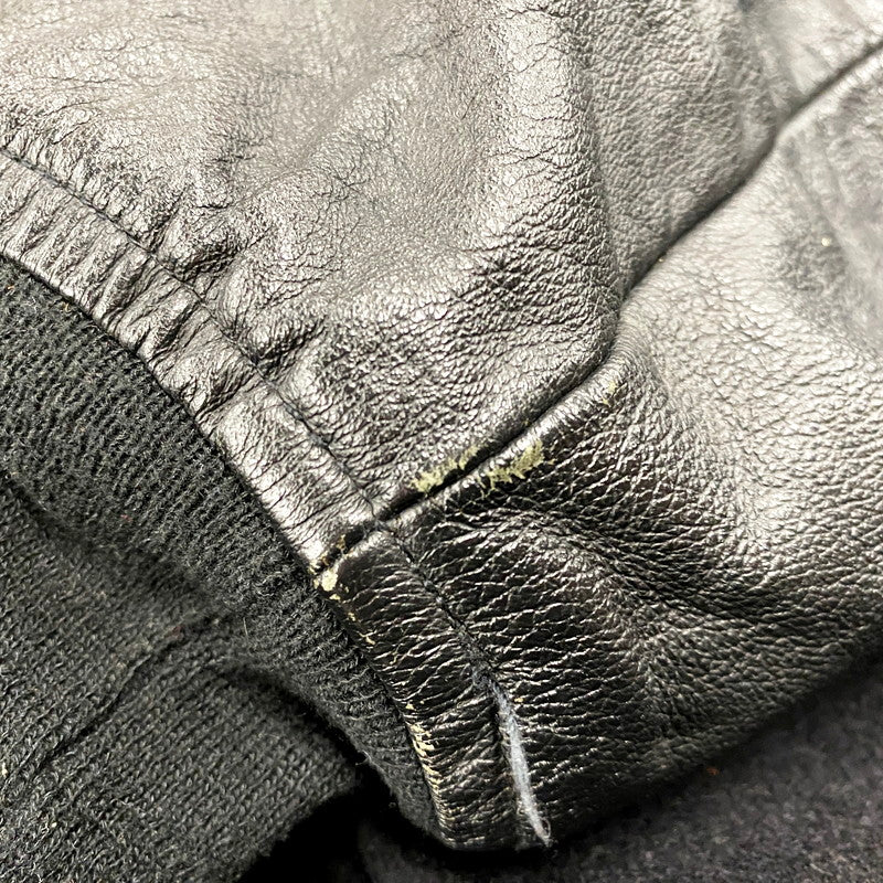 【中古品】【メンズ】 AVIREX アヴィレックス スタジアムジャケット スタジャン USA製 アウター 145-250506-as-31-izu サイズ：5X カラー：ブラック 万代Net店