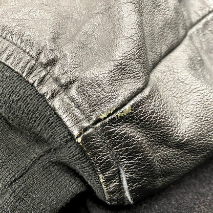 【中古品】【メンズ】 AVIREX アヴィレックス スタジアムジャケット スタジャン USA製 アウター 145-250506-as-31-izu サイズ：5X カラー：ブラック 万代Net店