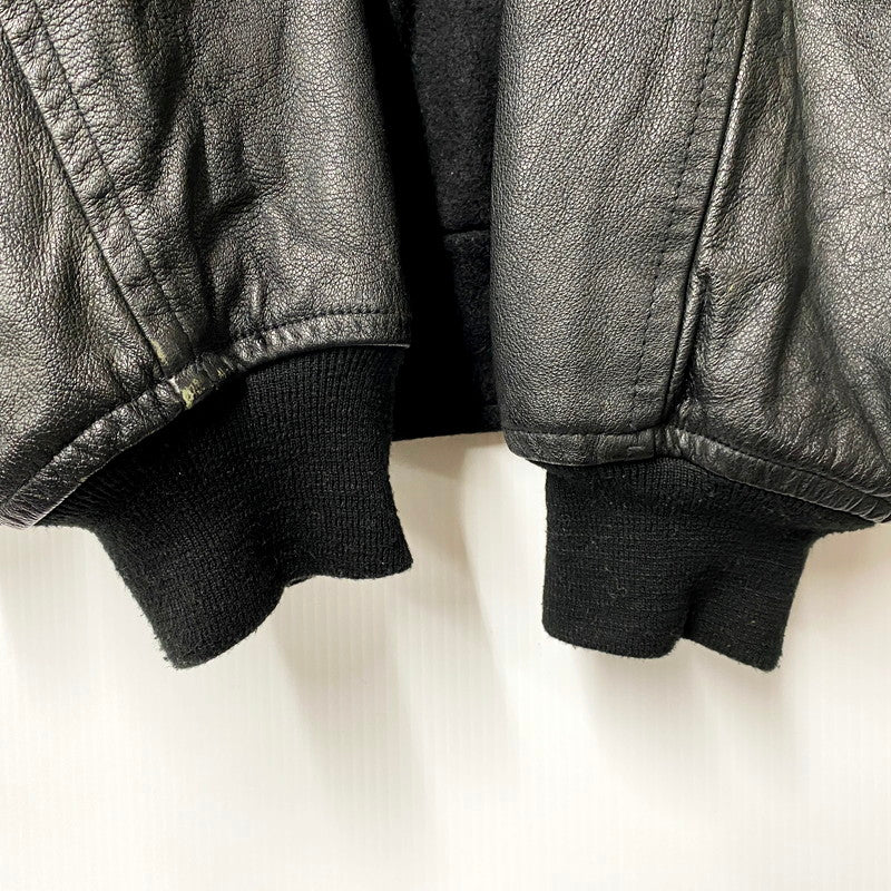 【中古品】【メンズ】 AVIREX アヴィレックス スタジアムジャケット スタジャン USA製 アウター 145-250506-as-31-izu サイズ：5X カラー：ブラック 万代Net店