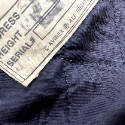 【中古品】【メンズ】 AVIREX アヴィレックス スタジアムジャケット スタジャン USA製 アウター 145-250506-as-31-izu サイズ：5X カラー：ブラック 万代Net店