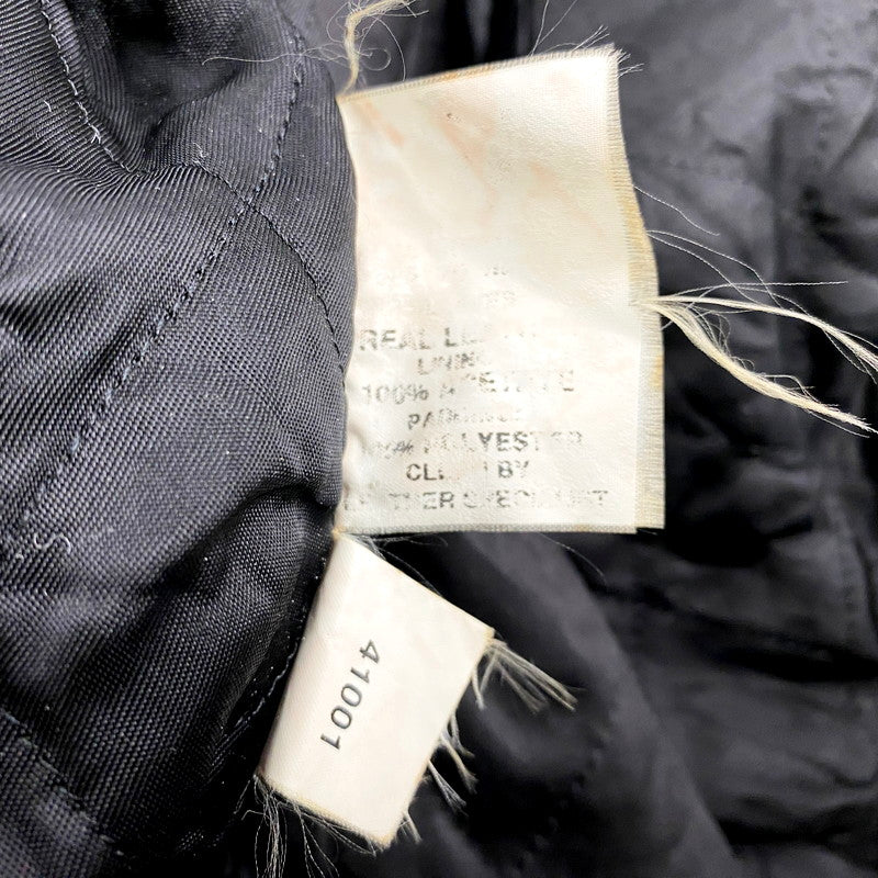 【中古品】【メンズ】 AVIREX アヴィレックス スタジアムジャケット スタジャン USA製 アウター 145-250506-as-31-izu サイズ：5X カラー：ブラック 万代Net店