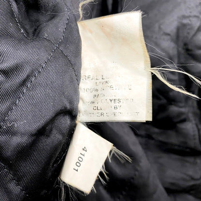 【中古品】【メンズ】 AVIREX アヴィレックス スタジアムジャケット スタジャン USA製 アウター 145-250506-as-31-izu サイズ：5X カラー：ブラック 万代Net店