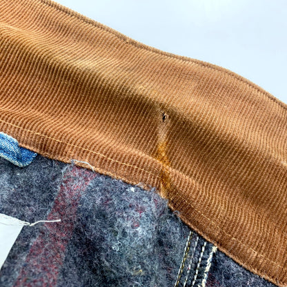 【中古品】【メンズ】 Carhartt カーハート BLANKET LINER DENIM CHORE COAT C59DST ブランケットライナー デニムチョアコート USA製 ジャケット アウター 146-250506-as-30-izu サイズ：3XL カラー：インディゴ 万代Net店