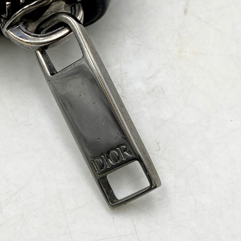 【中古品】【メンズ/レディース】 Christian Dior クリスチャンディオール 22-BO-1202 2ESBC252CDI CD ICON CALFSKIN LEATHER ROUND ZIPPER WALLET カーフスキンレザーラウンドジッパーウォレット 長財布 ロングウォレット 181-250506-ma-03-izu カラー：黒 万代Net店