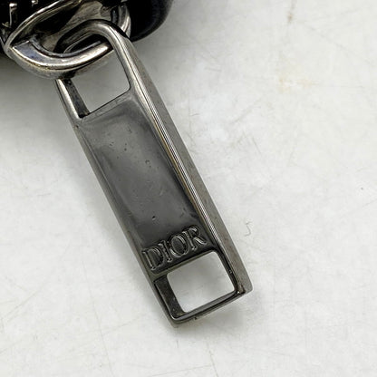 【中古品】【メンズ/レディース】 Christian Dior クリスチャンディオール 22-BO-1202 2ESBC252CDI CD ICON CALFSKIN LEATHER ROUND ZIPPER WALLET カーフスキンレザーラウンドジッパーウォレット 長財布 ロングウォレット 181-250506-ma-03-izu カラー：黒 万代Net店