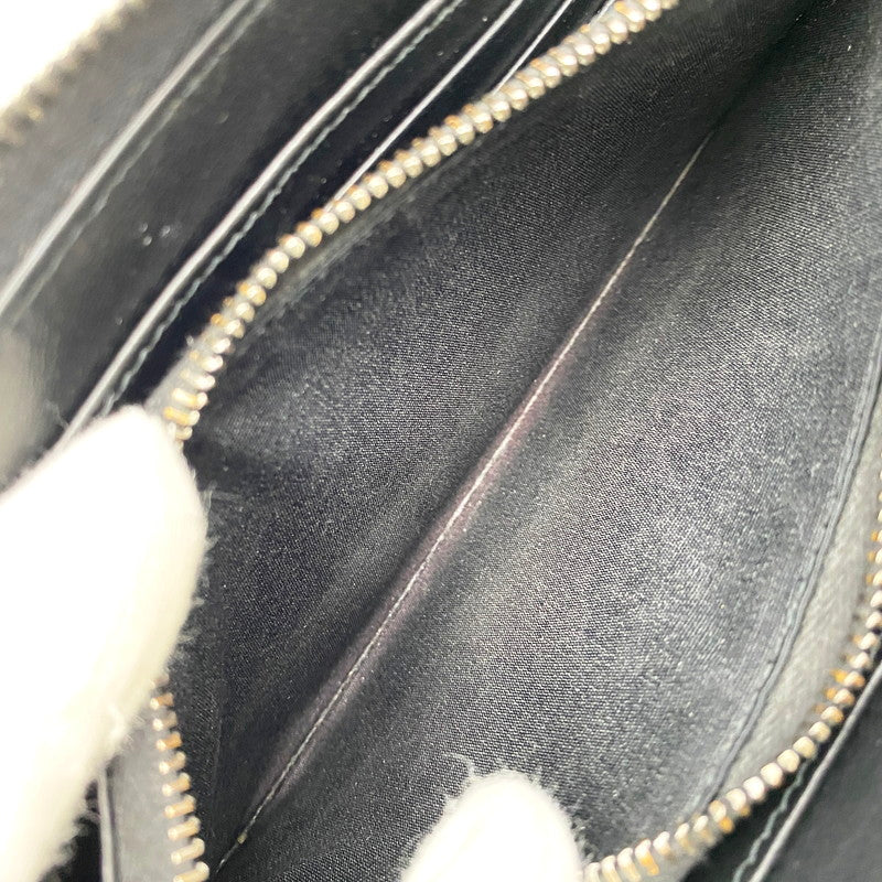 【中古品】【メンズ/レディース】 Christian Dior クリスチャンディオール 22-BO-1202 2ESBC252CDI CD ICON CALFSKIN LEATHER ROUND ZIPPER WALLET カーフスキンレザーラウンドジッパーウォレット 長財布 ロングウォレット 181-250506-ma-03-izu カラー：黒 万代Net店