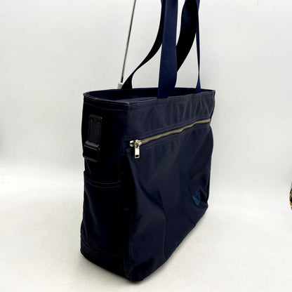 【中古品】【メンズ/レディース】 PORTER ポーター LIFT リフト TOTEBAG トートバッグ 鞄 カバン 188-250506-ma-01-izu カラー：ネイビー 万代Net店