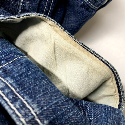 【中古品】【メンズ】 FOCUS JEANS フォーカス ジーンズ POCKET DESIGN BAGGY DENIM PANTS ポケットデザイン バギーデニムパンツ ボトムス 157-250506-as-25-izu サイズ：40 カラー：インディゴ 万代Net店