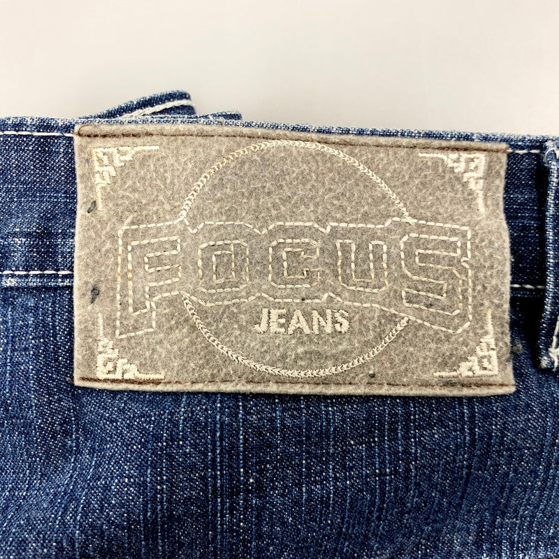 【中古品】【メンズ】 FOCUS JEANS フォーカス ジーンズ POCKET DESIGN BAGGY DENIM PANTS ポケットデザイン バギーデニムパンツ ボトムス 157-250506-as-25-izu サイズ：40 カラー：インディゴ 万代Net店