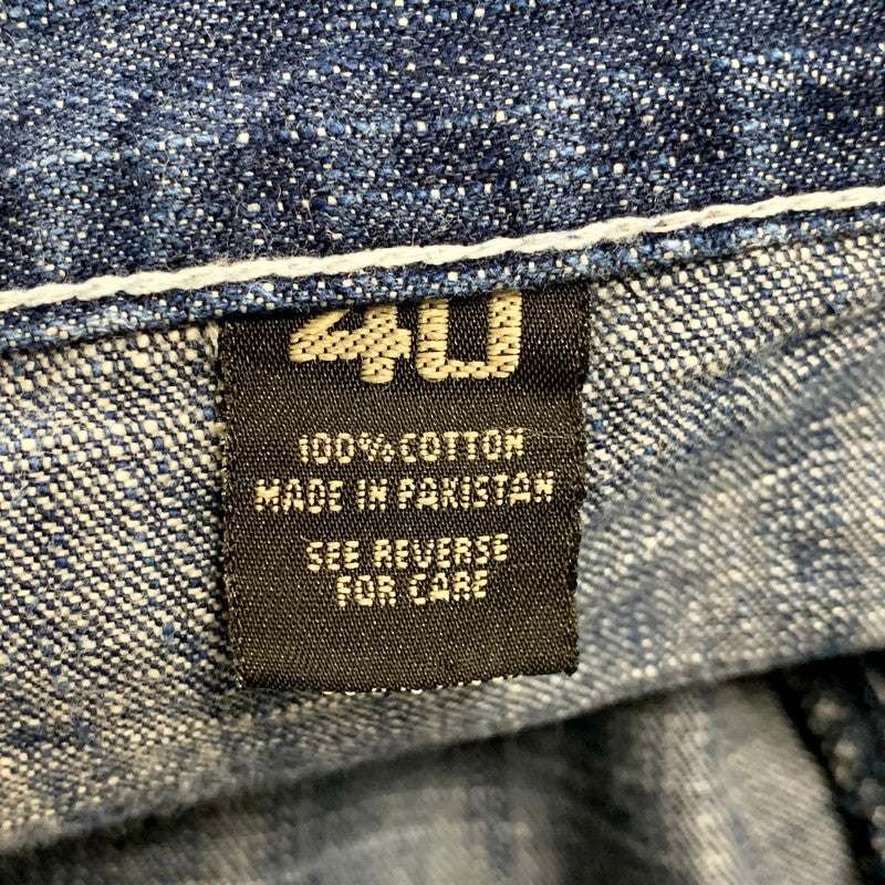 【中古品】【メンズ】 FOCUS JEANS フォーカス ジーンズ POCKET DESIGN BAGGY DENIM PANTS ポケットデザイン バギーデニムパンツ ボトムス 157-250506-as-25-izu サイズ：40 カラー：インディゴ 万代Net店