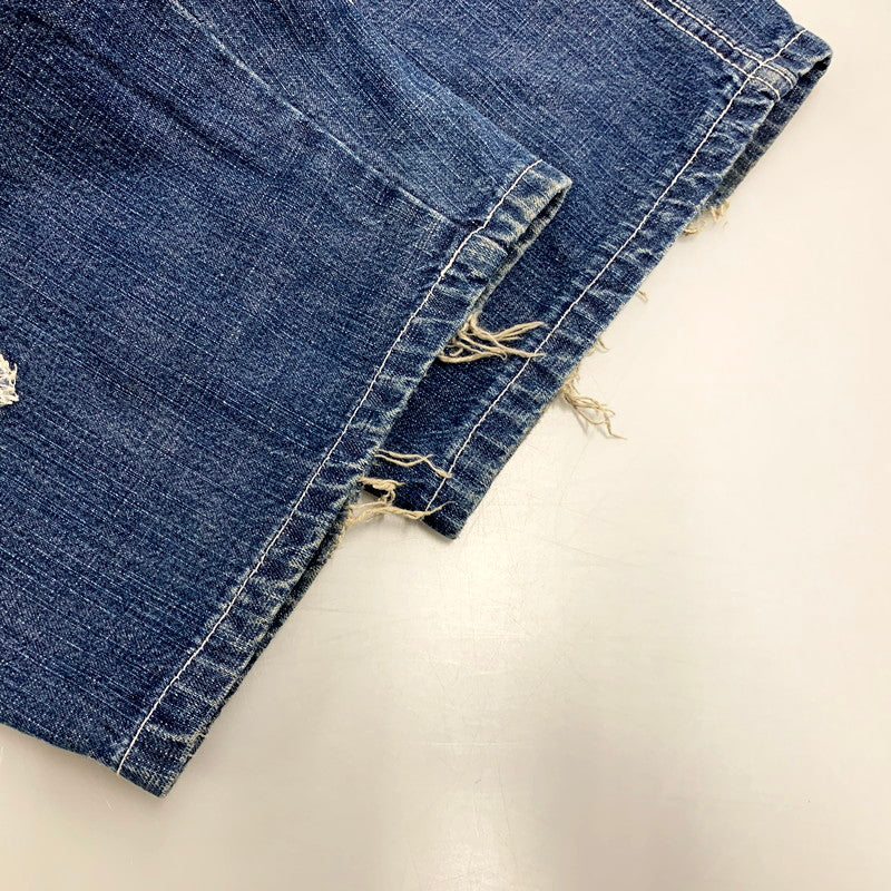 【中古品】【メンズ】 FOCUS JEANS フォーカス ジーンズ POCKET DESIGN BAGGY DENIM PANTS ポケットデザイン バギーデニムパンツ ボトムス 157-250506-as-25-izu サイズ：40 カラー：インディゴ 万代Net店