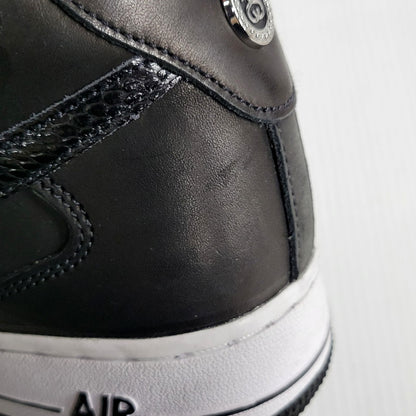 【中古品】【メンズ】 NIKE ナイキ × STUSSY ステューシー AIR FORCE 1 '07 MID SP DJ7840-001 エア フォース 1 '07 ミッド SP スニーカー シューズ 靴 160-250506-as-07-izu サイズ：28cm カラー：BLACK/BLACK-BLACK 万代Net店