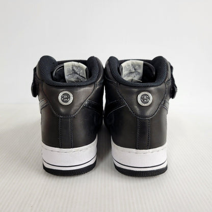 【中古品】【メンズ】 NIKE ナイキ × STUSSY ステューシー AIR FORCE 1 '07 MID SP DJ7840-001 エア フォース 1 '07 ミッド SP スニーカー シューズ 靴 160-250506-as-07-izu サイズ：28cm カラー：BLACK/BLACK-BLACK 万代Net店