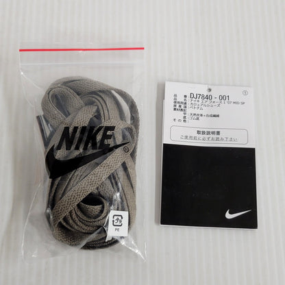 【中古品】【メンズ】 NIKE ナイキ × STUSSY ステューシー AIR FORCE 1 '07 MID SP DJ7840-001 エア フォース 1 '07 ミッド SP スニーカー シューズ 靴 160-250506-as-07-izu サイズ：28cm カラー：BLACK/BLACK-BLACK 万代Net店