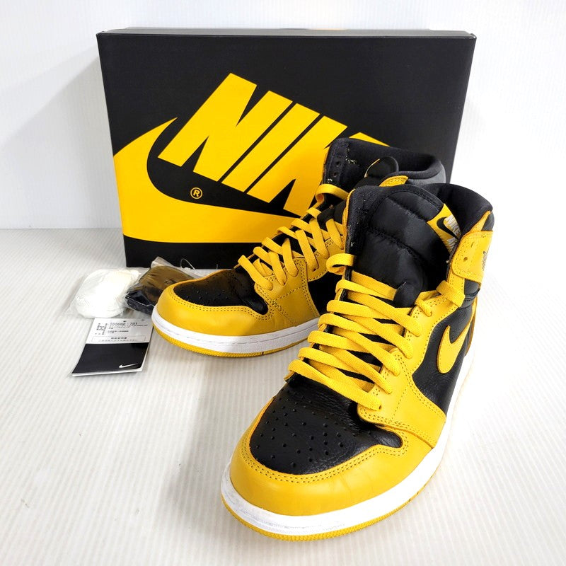 【中古品】【メンズ】 NIKE ナイキ AIR JORDAN 1 RETRO HIGH OG 555088-701 エア ジョーダン 1 レトロ ハイ OG スニーカー シューズ 靴 160-250506-as-06-izu サイズ：28cm カラー：POLLEN/WHITE-BLACK 万代Net店