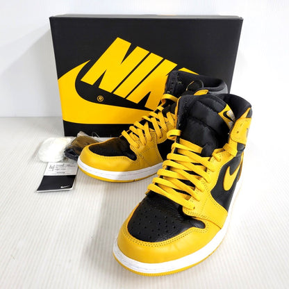 【中古品】【メンズ】 NIKE ナイキ AIR JORDAN 1 RETRO HIGH OG 555088-701 エア ジョーダン 1 レトロ ハイ OG スニーカー シューズ 靴 160-250506-as-06-izu サイズ：28cm カラー：POLLEN/WHITE-BLACK 万代Net店