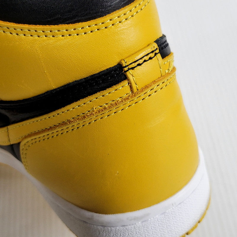 【中古品】【メンズ】 NIKE ナイキ AIR JORDAN 1 RETRO HIGH OG 555088-701 エア ジョーダン 1 レトロ ハイ OG スニーカー シューズ 靴 160-250506-as-06-izu サイズ：28cm カラー：POLLEN/WHITE-BLACK 万代Net店