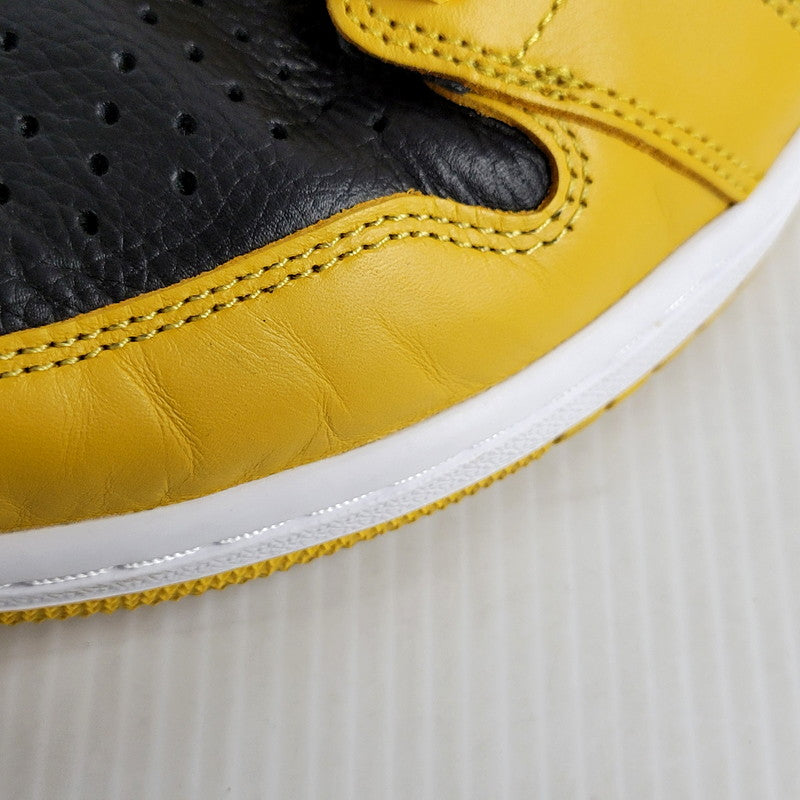 【中古品】【メンズ】 NIKE ナイキ AIR JORDAN 1 RETRO HIGH OG 555088-701 エア ジョーダン 1 レトロ ハイ OG スニーカー シューズ 靴 160-250506-as-06-izu サイズ：28cm カラー：POLLEN/WHITE-BLACK 万代Net店