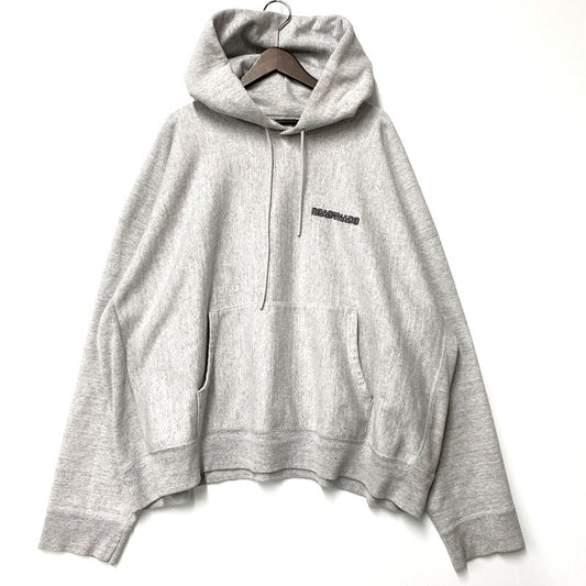 【中古品】【メンズ】 READYMADE レディメイド BIG HOODIE LOGO RE-CO-GY-00-00-285 ビッグ フーディー ロゴ パーカー 長袖 トップス 142-250506-as-11-izu サイズ：L カラー：グレー 万代Net店