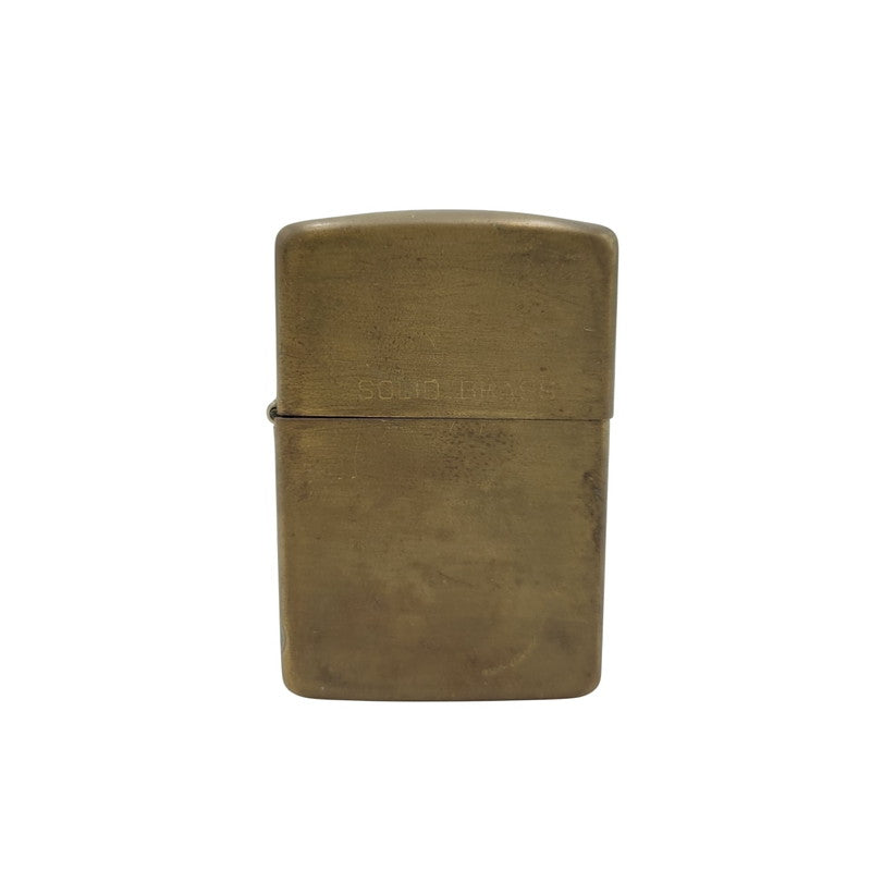 【中古品】【メンズ/レディース】 ZIPPO ジッポ SOLID OIL LIGHTER BRASS オイルライター 1989年製 喫煙具 小物 206-250529-as-10-izu カラー：ゴールド 万代Net店