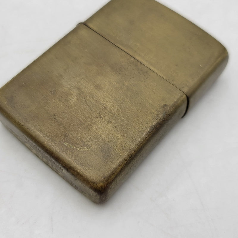 【中古品】【メンズ/レディース】 ZIPPO ジッポ SOLID OIL LIGHTER BRASS オイルライター 1989年製 喫煙具 小物 206-250529-as-10-izu カラー：ゴールド 万代Net店