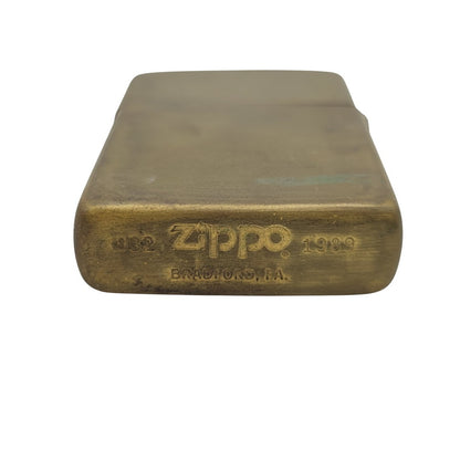 【中古品】【メンズ/レディース】 ZIPPO ジッポ SOLID OIL LIGHTER BRASS オイルライター 1989年製 喫煙具 小物 206-250529-as-10-izu カラー：ゴールド 万代Net店