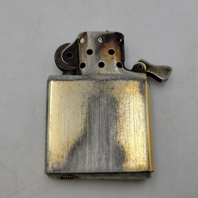 【中古品】【メンズ/レディース】 ZIPPO ジッポ SOLID OIL LIGHTER BRASS オイルライター 1989年製 喫煙具 小物 206-250529-as-10-izu カラー：ゴールド 万代Net店