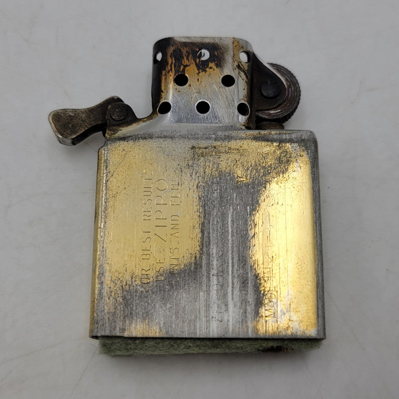 【中古品】【メンズ/レディース】 ZIPPO ジッポ SOLID OIL LIGHTER BRASS オイルライター 1989年製 喫煙具 小物 206-250529-as-10-izu カラー：ゴールド 万代Net店
