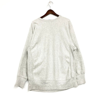 【現状渡し品】【メンズ】 Champion チャンピオン REVERSE WEAVE リバースウィーブ USA製 刺繡タグ WAPPEN CREWNECK SWEATSHIRT ワッペン クルーネック スウェットシャツ トレーナー トップス 146-250507-ya-01-izu サイズ：XL カラー：グレー 万代Net店