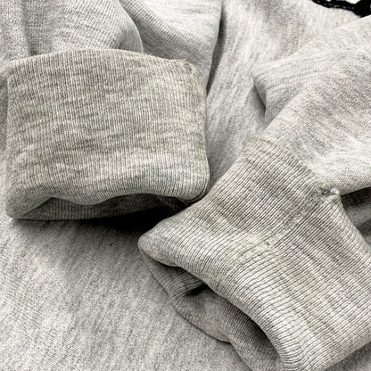 【現状渡し品】【メンズ】 Champion チャンピオン REVERSE WEAVE リバースウィーブ USA製 刺繡タグ WAPPEN CREWNECK SWEATSHIRT ワッペン クルーネック スウェットシャツ トレーナー トップス 146-250507-ya-01-izu サイズ：XL カラー：グレー 万代Net店