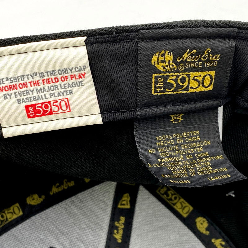 【中古品】【メンズ/レディース】 NEW ERA ニューエラ 59FIFTY 59FIFTY DAY MEMORIAL COLLECTION RETRO CROWN CAP メモリアルコレクション レトロクラウンキャップ ロゴ 刺繍 帽子 服飾雑貨 185-250510-ay-22-izu サイズ：8 カラー：ブラック 万代Net店