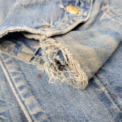 【現状渡し品】【メンズ】 Lee リー DOPE ONE BLANKET LINER DENIM COVERALLS JACKET ブランケットライナー デニムカバーオールジャケット USA製 アウター 146-250508-as-13-izu カラー：インディゴ 万代Net店