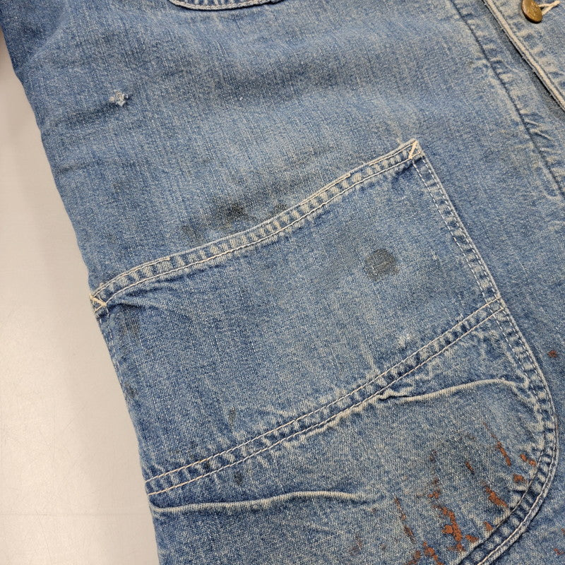 【現状渡し品】【メンズ】 Lee リー DOPE ONE BLANKET LINER DENIM COVERALLS JACKET ブランケットライナー デニムカバーオールジャケット USA製 アウター 146-250508-as-13-izu カラー：インディゴ 万代Net店
