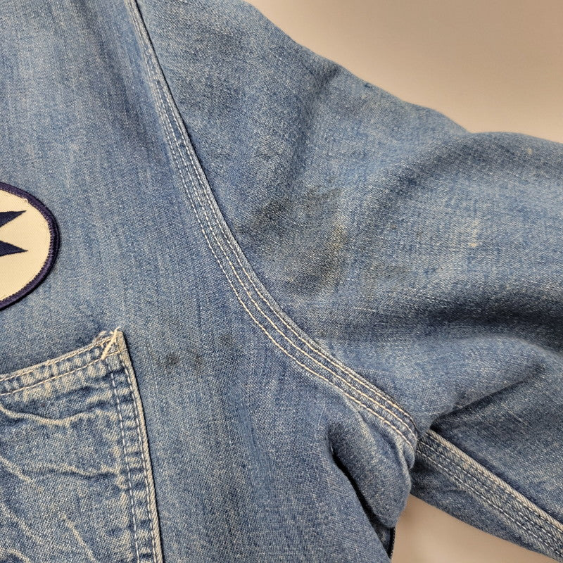 【現状渡し品】【メンズ】 Lee リー DOPE ONE BLANKET LINER DENIM COVERALLS JACKET ブランケットライナー デニムカバーオールジャケット USA製 アウター 146-250508-as-13-izu カラー：インディゴ 万代Net店
