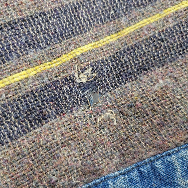 【現状渡し品】【メンズ】 Lee リー DOPE ONE BLANKET LINER DENIM COVERALLS JACKET ブランケットライナー デニムカバーオールジャケット USA製 アウター 146-250508-as-13-izu カラー：インディゴ 万代Net店