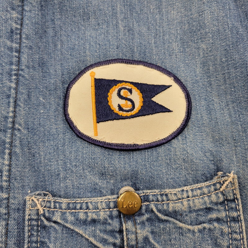 【現状渡し品】【メンズ】 Lee リー DOPE ONE BLANKET LINER DENIM COVERALLS JACKET ブランケットライナー デニムカバーオールジャケット USA製 アウター 146-250508-as-13-izu カラー：インディゴ 万代Net店