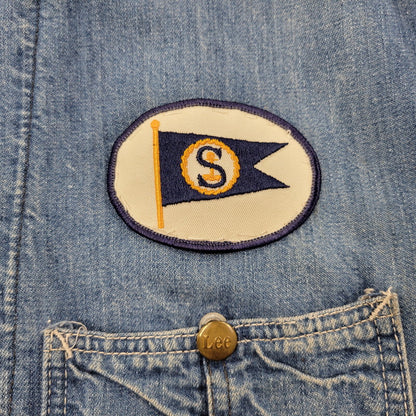 【現状渡し品】【メンズ】 Lee リー DOPE ONE BLANKET LINER DENIM COVERALLS JACKET ブランケットライナー デニムカバーオールジャケット USA製 アウター 146-250508-as-13-izu カラー：インディゴ 万代Net店