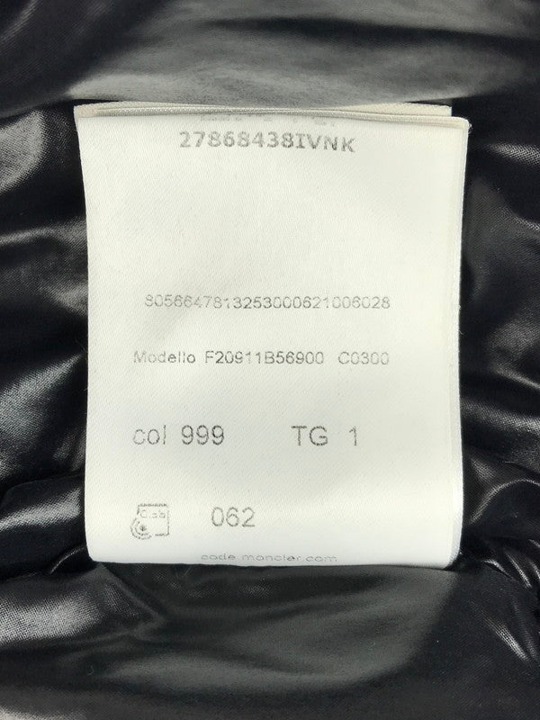 【現状渡し品】【メンズ】 MONCLER モンクレール MONTCLA GIUBBOTTO F20911B56900 C0300 モンクラ ダウンジャケット アウター 141-251117-na-02-tag サイズ：1 カラー：ブラック 万代Net店